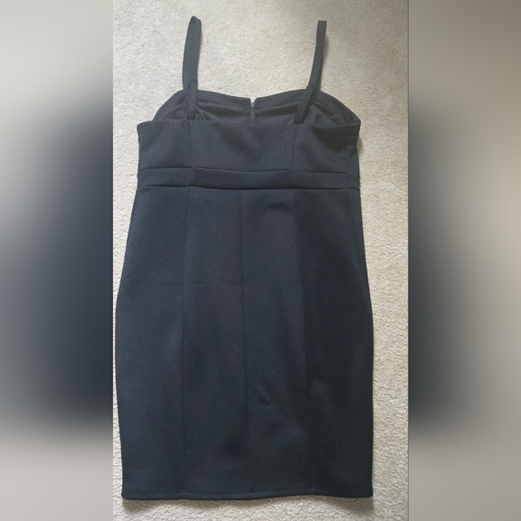 NWT Torrid Black and Gray Leopard Print Bodycon Retro Wiggle Dress Size 1X - Picture 4 of 6